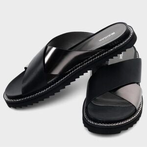 RUDSAK Bina Crisscross Leather Sandals